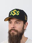 Бейсболка MITCHELL NESS арт. HP8278-TTTBLCK The Million Dollar Man WWE (черный)